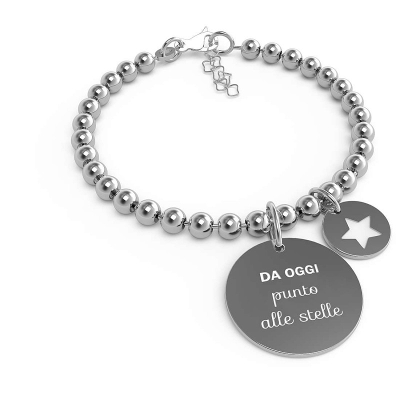 Bracciale donna I 10 Buoni Propositi B-5355 (da oggi punto alle stelle)