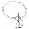 Bracciale Donna Lotus Style LS2764/2/1 In Acciaio A Catena Con Cuore