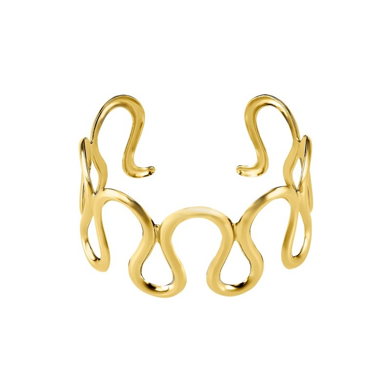 Bracciale Donna Lotus Style LS2720/2/1 Rigido In Acciaio Dorato A Onde
