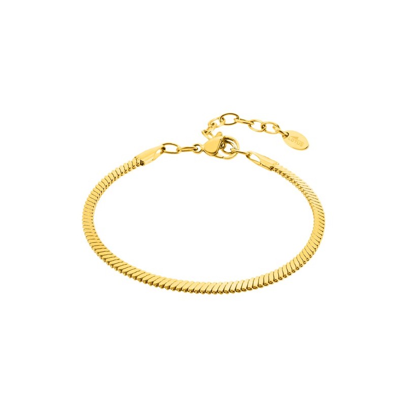 Bracciale Donna Lotus Style LS2648/2/2 Snake In Acciaio Dorato