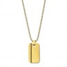 Collana Uomo Lotus Style LS2642/1/2 In Acciaio Dorato Con Piastra