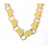 Collana Donna Lotus Style LS2728/1/1 In Acciaio Dorato Con Cuori Satinati