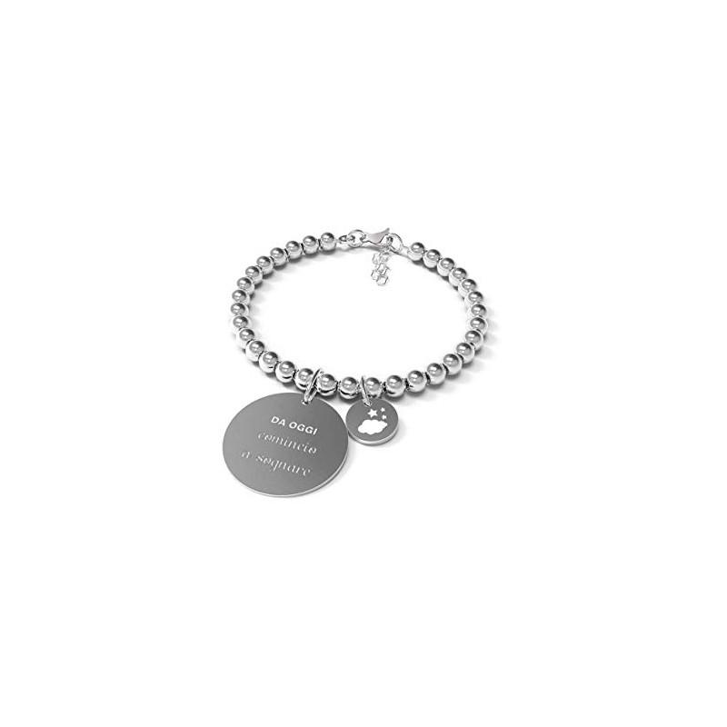 Bracciale donna I 10 Buoni Propositi B-4871 (da oggi comincio a sognare)