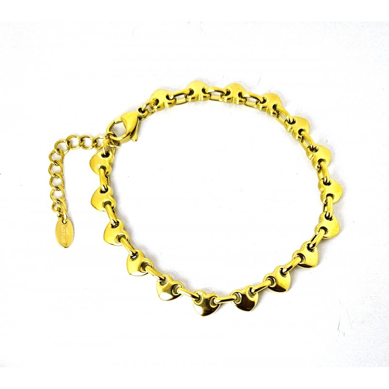 Bracciale Cuori Donna Lotus Style LS2775/2/2 In Acciaio Dorato