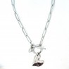 Collana Donna Lotus Style LS2764/1/1 In Acciaio A Catena Con Cuore