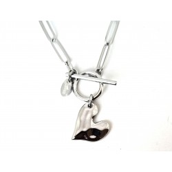 Collana Donna Lotus Style LS2764/1/1 In Acciaio A Catena Con Cuore