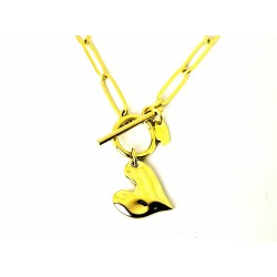 Collana Donna Lotus Style LS2764/1/2 In Acciaio Dorato A Catena Con Cuore