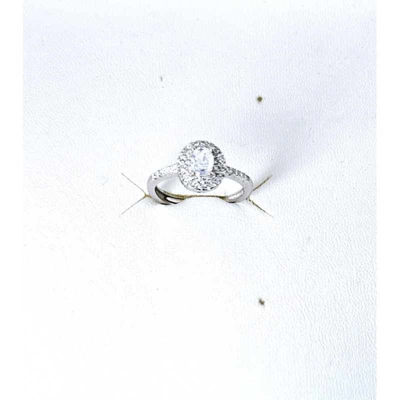 Anello Donna Gioja Argento CBR56 In Argento Con Zirconi