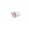Anello Donna Gioja Argento CCD04 A In Argento Con Zircone Rosa