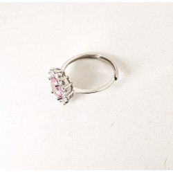 Anello Donna Gioja Argento CCD04 A In Argento Con Zircone Rosa