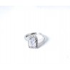 Anello Donna Gioja Argento CBR12 A In Argento Con Zircone Rettangolare