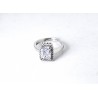 Anello Donna Gioja Argento CBR12 A In Argento Con Zircone Rettangolare