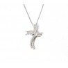 Collana Donna Gioja Argento CCD32 In Argento Con Croce Stilizzata E Zirconi