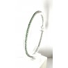 Bracciale Tennis Uomo Gioja Argento CBR117 V In Argento Con Zirconi Verdi 2 mm
