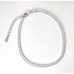 Bracciale Tennis Donna Gioja Argento CBR63 In Argento Con Zirconi 2 mm