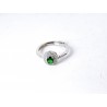 Anello Donna Gioja Argento CCD120 In Argento Con Zircone Verde