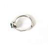 Anello Donna Gioja Argento CCD120 In Argento Con Zircone Verde