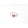 Anello Donna Gioja Argento CCD120 R In Argento Con Zircone Rosa A Cuore