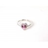 Anello Donna Gioja Argento CCD120 R In Argento Con Zircone Rosa A Cuore