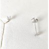 Orecchini Donna Punto Luce Elli's Nardelli EL103306L In Oro Bianco 18 Carati Con Diamanti