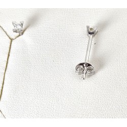 Orecchini Punto Luce Donna Elli's Nardelli EL103308L In Oro Bianco 18 Carati Con Diamanti