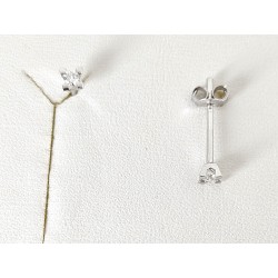 Orecchini Punto Luce Donna Elli's Nardelli EL103308L In Oro Bianco 18 Carati Con Diamanti