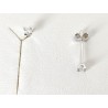 Orecchini Punto Luce Donna Elli's Nardelli EL103308L In Oro Bianco 18 Carati Con Diamanti