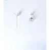 Orecchini Donna Punto Luce Elli's Nardelli EL026412 In Oro Bianco Con Diamanti