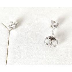 Orecchini Donna Punto Luce Elli's Nardelli EL026412 In Oro Bianco Con Diamanti