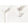Orecchini Donna Punto Luce Elli's Nardelli EL026412 In Oro Bianco Con Diamanti