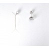 Orecchini Punto Luce Donna Elli's Nardelli EL026428 In Oro Bianco Con Diamanti