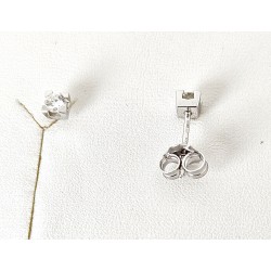 Orecchini Punto Luce Donna Elli's Nardelli EL026428 In Oro Bianco Con Diamanti