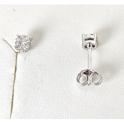 Orecchini Punto Luce Donna Elli's Nardelli EL0902 In Oro Bianco Con Diamanti