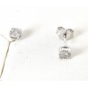 Orecchini Punto Luce Donna Elli's Nardelli EL0902 In Oro Bianco Con Diamanti