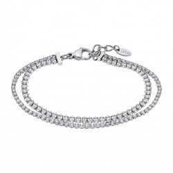 Bracciale Donna Lotus Style LS2574/2/1 Tennis In Acciaio A Doppio Filo