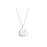 Collana Donna Lotus Silver LP3848-1/1 1 In Argento Con Cuore E Zirconi