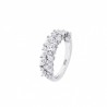 Anello Donna Lotus Silver LP3884-3/112 In Argento A Fascia Con Zirconi