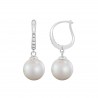 Orecchini Pendenti Donna Lotus Silver LP3318-4/1 In Argento Con Perla 10 mm