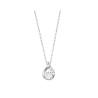 Collana Donna Lotus Silver LP3970-1/1 n Argento Con Pendente Goccia E Zirconi