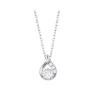 Collana Donna Lotus Silver LP3970-1/1 n Argento Con Pendente Goccia E Zirconi