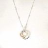 Collana Donna Lotus Silver LP3967-1/1 In Argento Con Pendente Cerchi E Zirconi