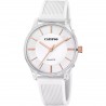 Orologio Donna Calypso K6085/1 Solo Tempo Con Cinturino Bianco