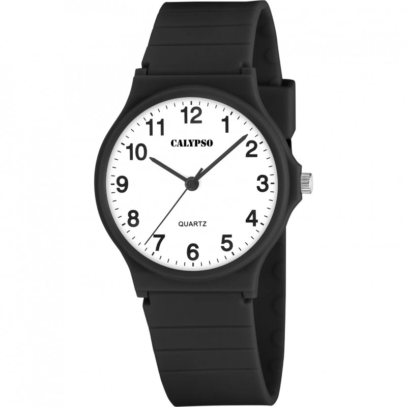 Orologio Unisex Calypso K5880/5 Solo Tempo Con Cassa E Cinturino Neri