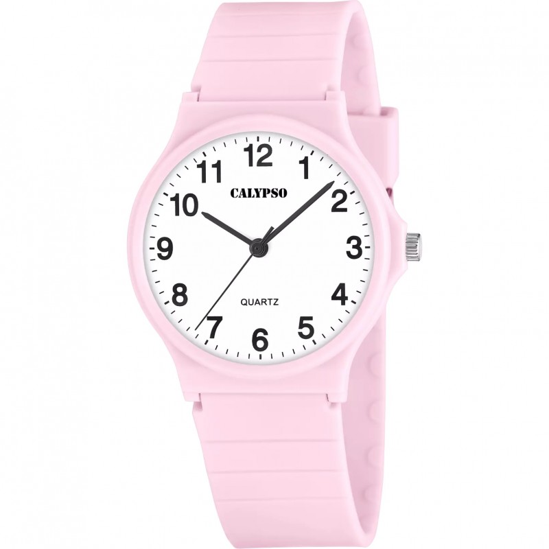 Orologio Donna Calypso K5880/2 Solo Tempo Con Cassa E Cinturino Rosa