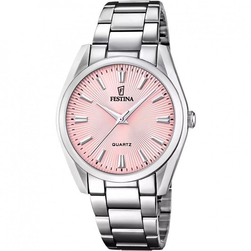Orologio Donna Festina F20622/N In Acciaio Con Quadrante Rosa