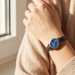 Orologio Donna Festina Mademoiselle F20787/5 Con Quadrante Blu Cinturino Pelle Blu