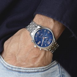 Orologio Uomo Festina F6854/6 Cronografo Con Cinturino Acciaio E Quadrante Blu