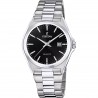 Orologio Uomo Festina Classics F20552/5 Con Quadrante Nero E Cinturino Acciaio