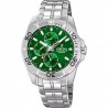 Orologio Uomo Multifunzione Festina F20445/7 In Acciaio Con Quadrante Verde