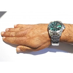 Orologio Uomo Multifunzione Festina F20445/7 In Acciaio Con Quadrante Verde